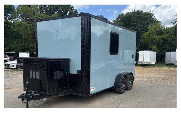 Mobile pet grooming trailer for sale in Plano, Texas